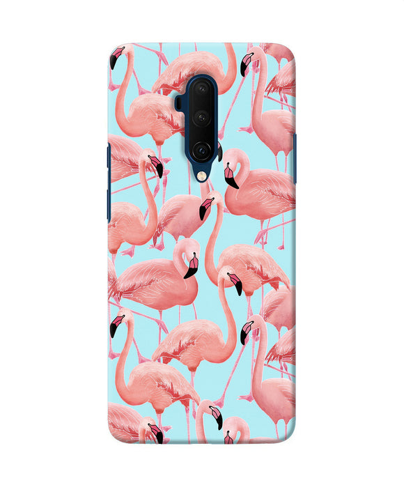 Abstract Sheer Bird Print Oneplus 7t Pro Back Cover