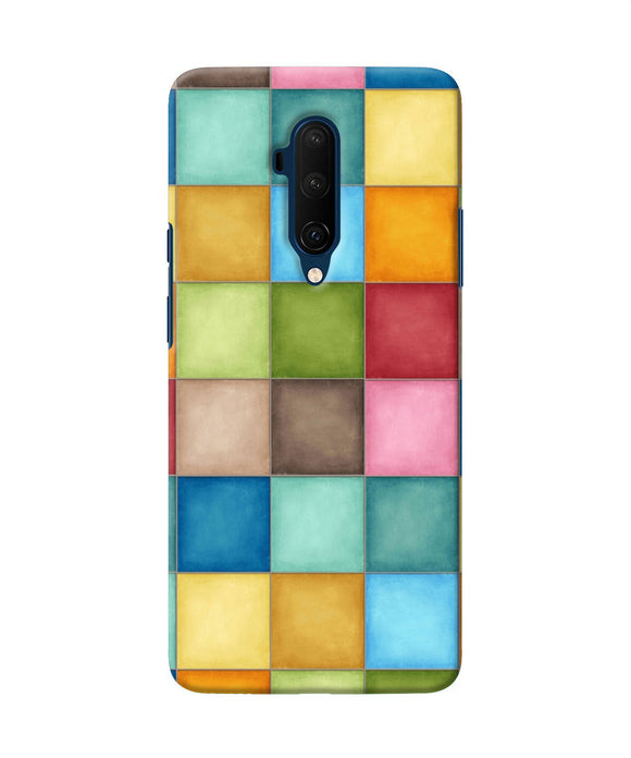 Abstract Colorful Squares Oneplus 7t Pro Back Cover