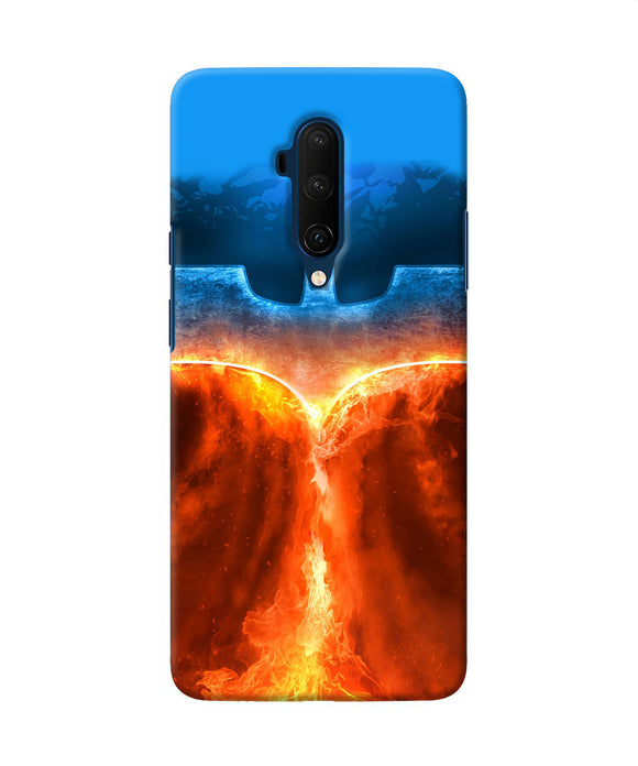 Burning Batman Logo Oneplus 7t Pro Back Cover