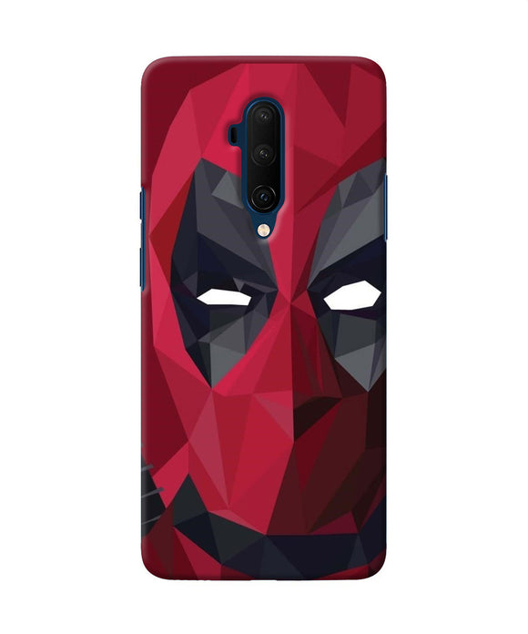 Abstract Deadpool Mask Oneplus 7t Pro Back Cover