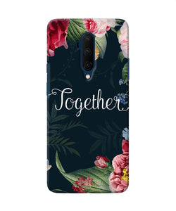 Together Flower Oneplus 7t Pro Back Cover