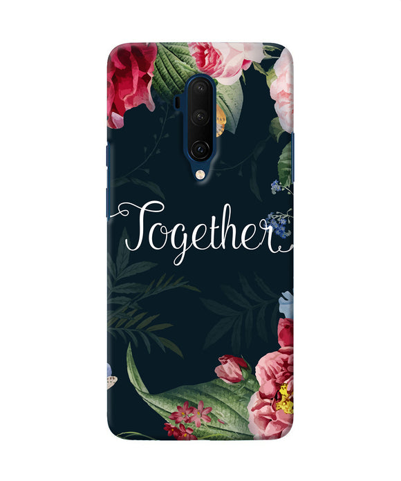 Together Flower Oneplus 7t Pro Back Cover