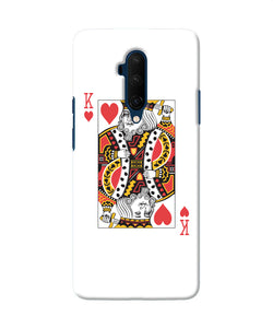 Heart King Card Oneplus 7t Pro Back Cover