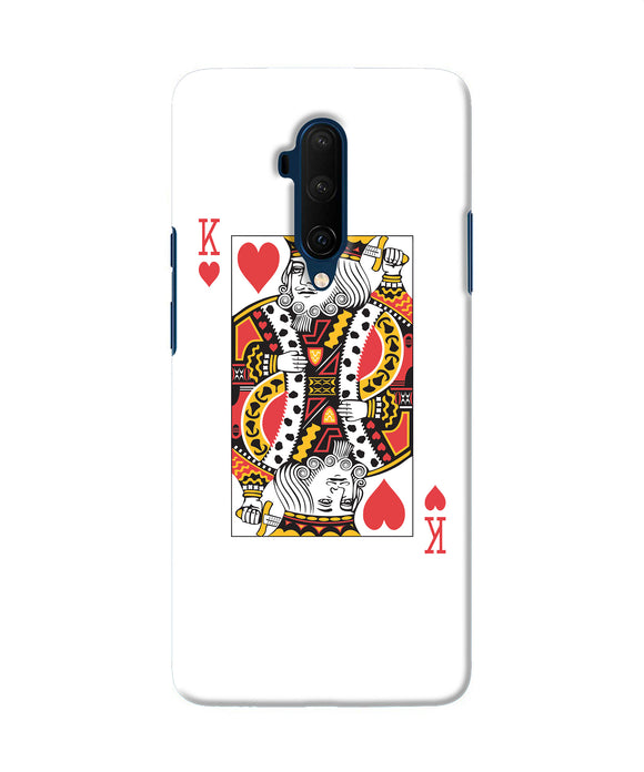 Heart King Card Oneplus 7t Pro Back Cover