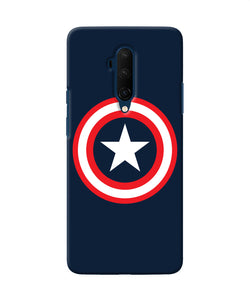 Captain America Logo Oneplus 7t Pro Back Cover