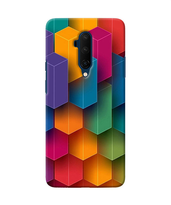 Abstract Rectangle Print Oneplus 7t Pro Back Cover