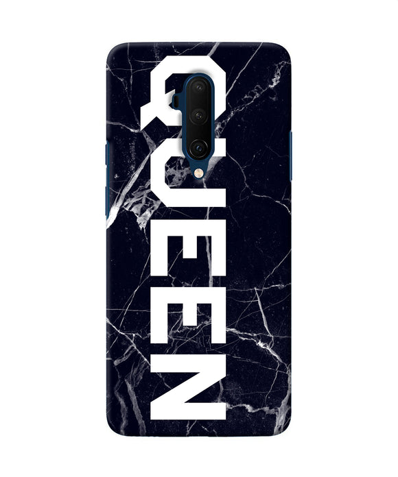 Queen Marble Text Oneplus 7t Pro Back Cover