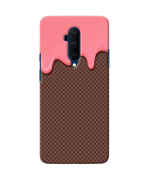 Waffle Cream Biscuit Oneplus 7t Pro Back Cover