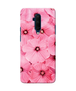 Pink Flowers Oneplus 7t Pro Back Cover