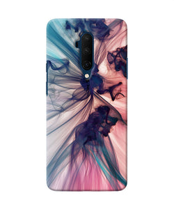 Abstract Black Smoke Oneplus 7t Pro Back Cover