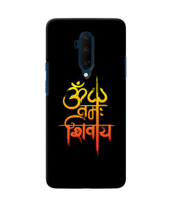 Om Namah Shivay Text Oneplus 7t Pro Back Cover