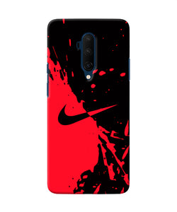 Nike Red Black Poster Oneplus 7t Pro Back Cover