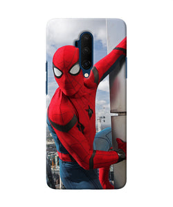 Spiderman On The Wall Oneplus 7t Pro Back Cover