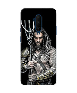 Aquaman Trident Black Oneplus 7t Pro Back Cover