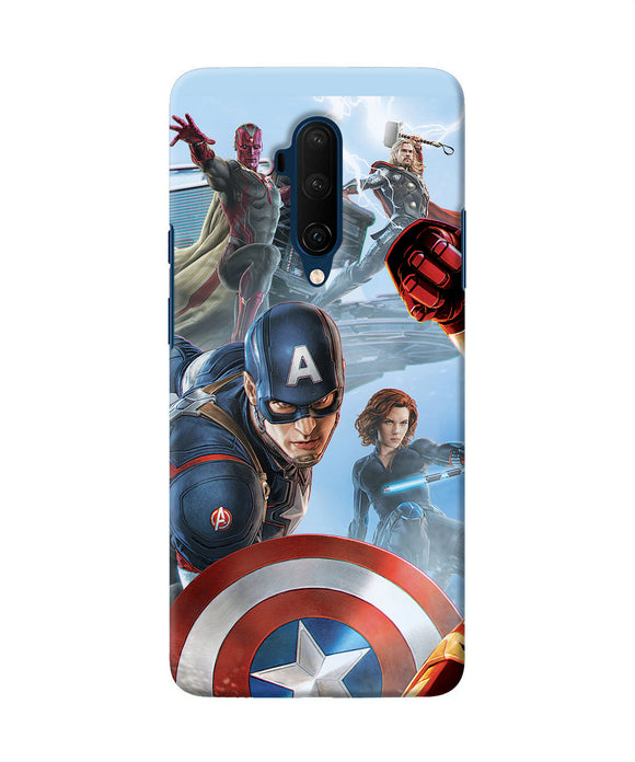 Avengers On The Sky Oneplus 7t Pro Back Cover