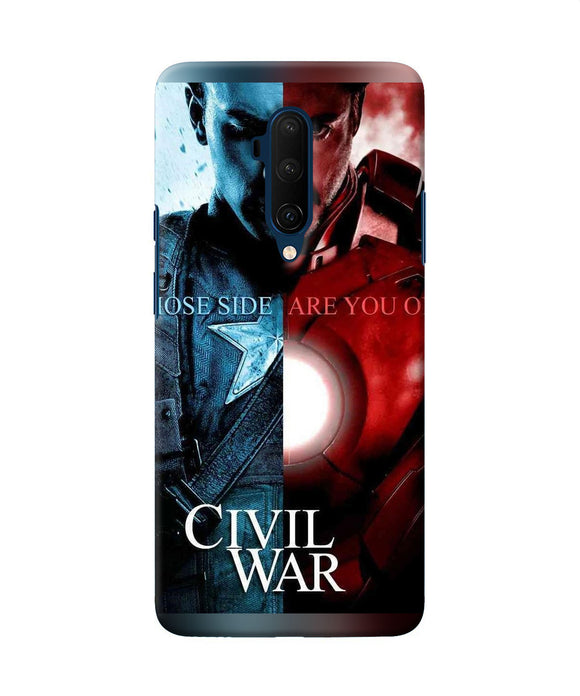 Civil War Oneplus 7t Pro Back Cover