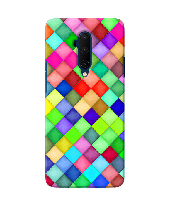 Abstract Colorful Squares Oneplus 7t Pro Back Cover