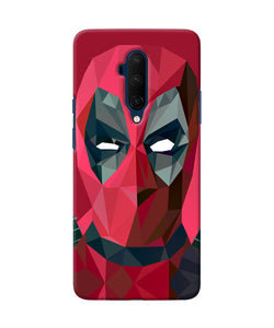 Abstract Deadpool Full Mask Oneplus 7t Pro Back Cover