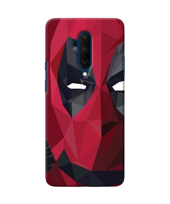 Abstract Deadpool Half Mask Oneplus 7t Pro Back Cover