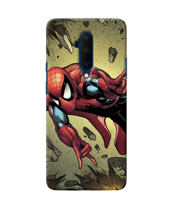Spiderman On Sky Oneplus 7t Pro Back Cover