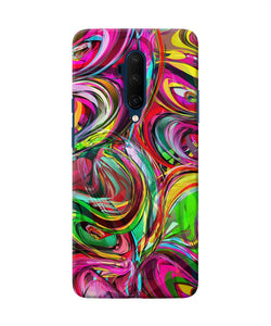 Abstract Colorful Ink Oneplus 7t Pro Back Cover