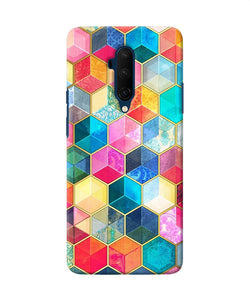 Abstract Color Box Oneplus 7t Pro Back Cover