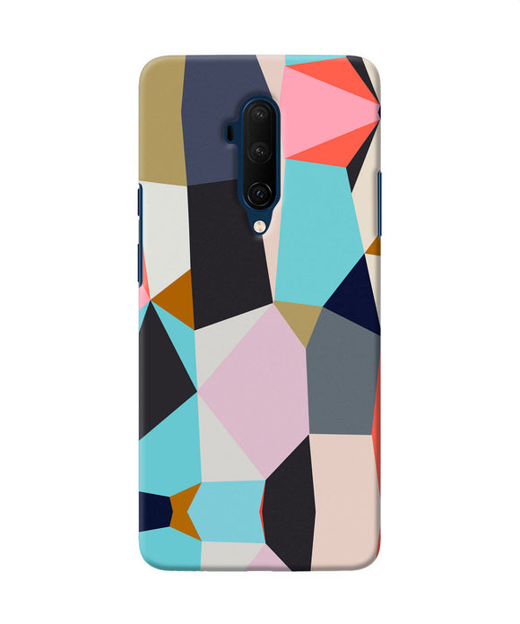 Abstract Colorful Shapes Oneplus 7t Pro Back Cover