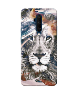 Lion Poster Oneplus 7t Pro Back Cover