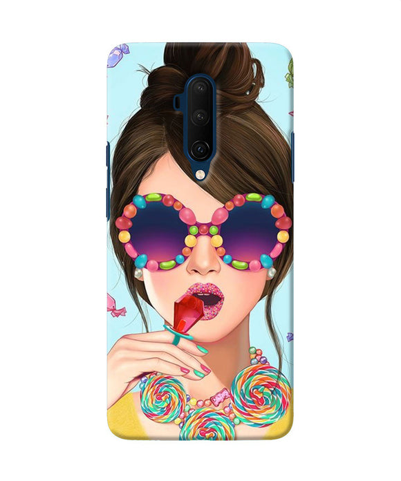 Fashion Girl Oneplus 7t Pro Back Cover