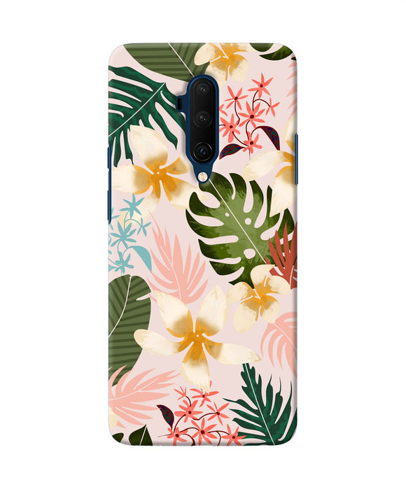 Leaf Print Oneplus 7t Pro Back Cover