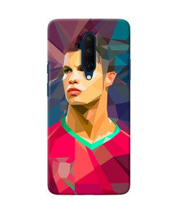 Abstract Ronaldo Oneplus 7t Pro Back Cover