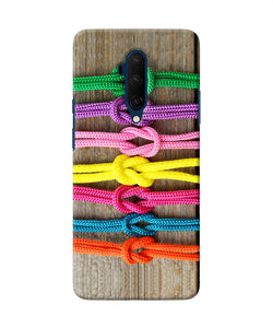 Colorful Shoelace Oneplus 7t Pro Back Cover