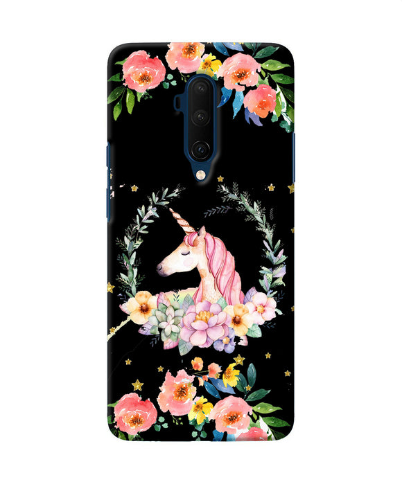 Unicorn Flower Oneplus 7t Pro Back Cover