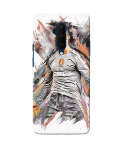 Ronaldo Poster Oneplus 7t Pro Back Cover