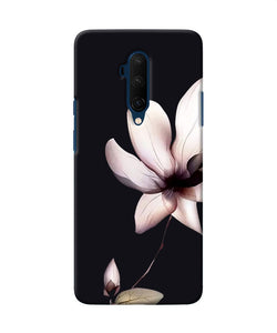 Flower White Oneplus 7t Pro Back Cover