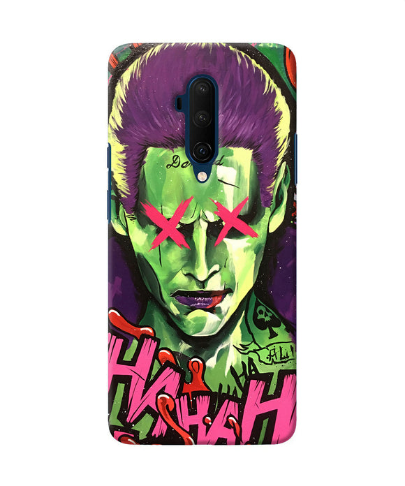 Damaged Joker Anim Oneplus 7t Pro Back Cover