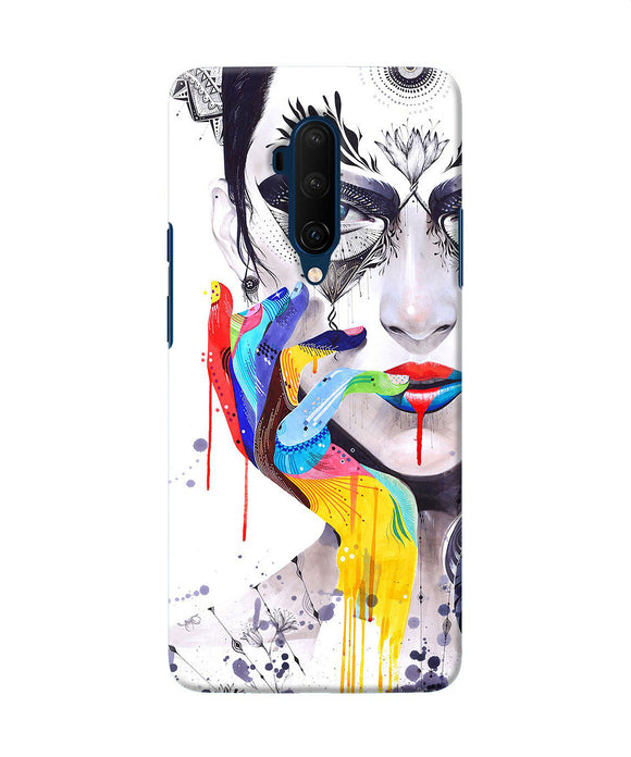 Girl Color Hand Oneplus 7t Pro Back Cover