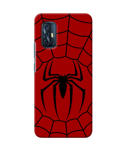 Spiderman Web Vivo V17 Real 4D Back Cover