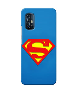 Superman Blue Vivo V17 Real 4D Back Cover