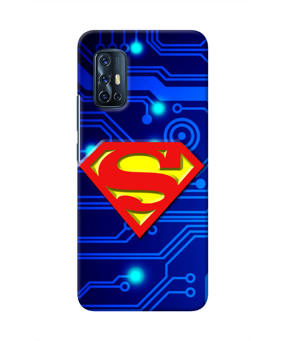 Superman Abstract Vivo V17 Real 4D Back Cover