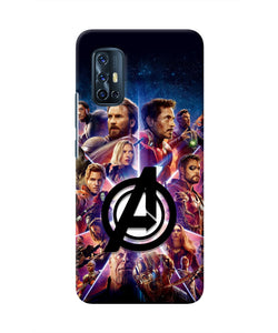 Avengers Superheroes Vivo V17 Real 4D Back Cover