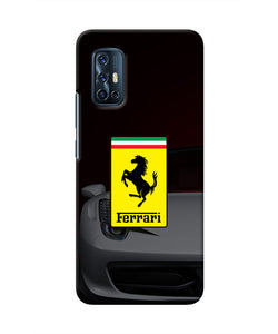 White Ferrari Vivo V17 Real 4D Back Cover