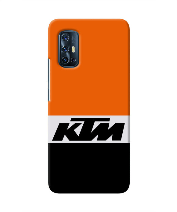 KTM Colorblock Vivo V17 Real 4D Back Cover