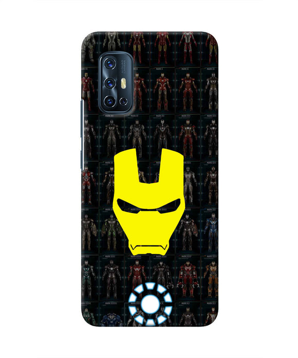 Iron Man Suit Vivo V17 Real 4D Back Cover