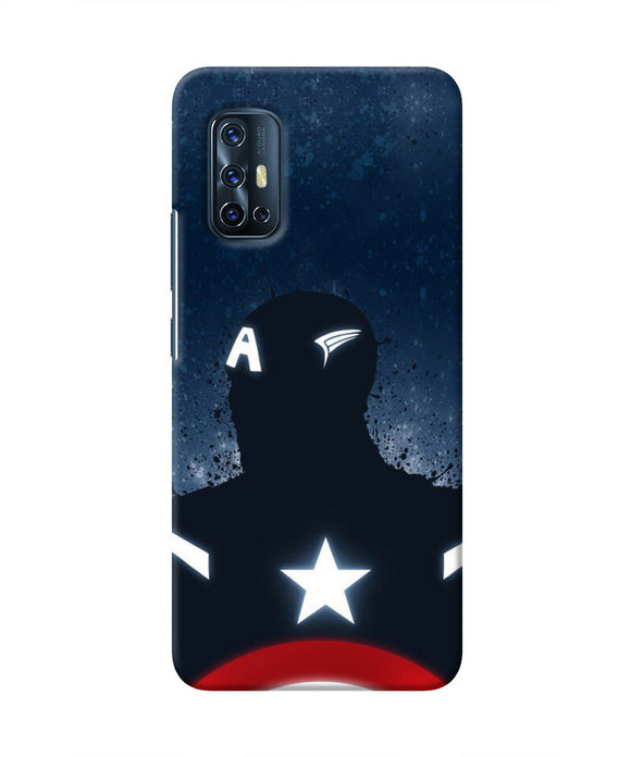 Captain america Shield Vivo V17 Real 4D Back Cover