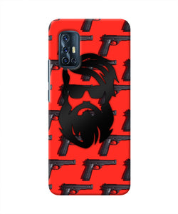 Rocky Bhai Beard Look Vivo V17 Real 4D Back Cover