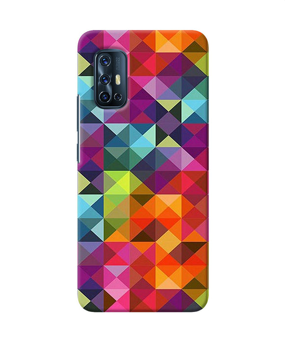 Abstract Triangle Pattern Vivo V17 Back Cover