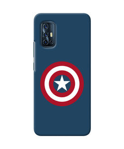 Captain America Logo Vivo V17 Back Cover