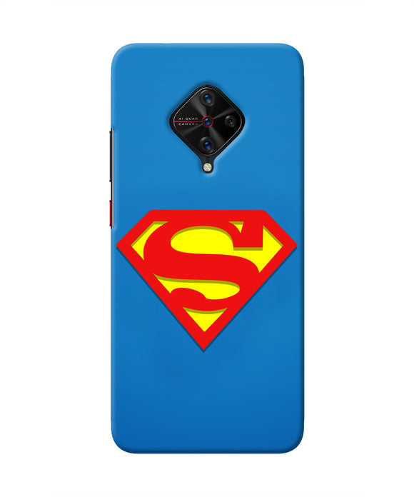 Superman Blue Vivo S1 Pro Real 4D Back Cover