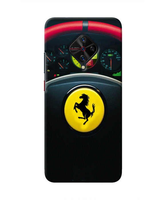 Ferrari Steeriing Wheel Vivo S1 Pro Real 4D Back Cover